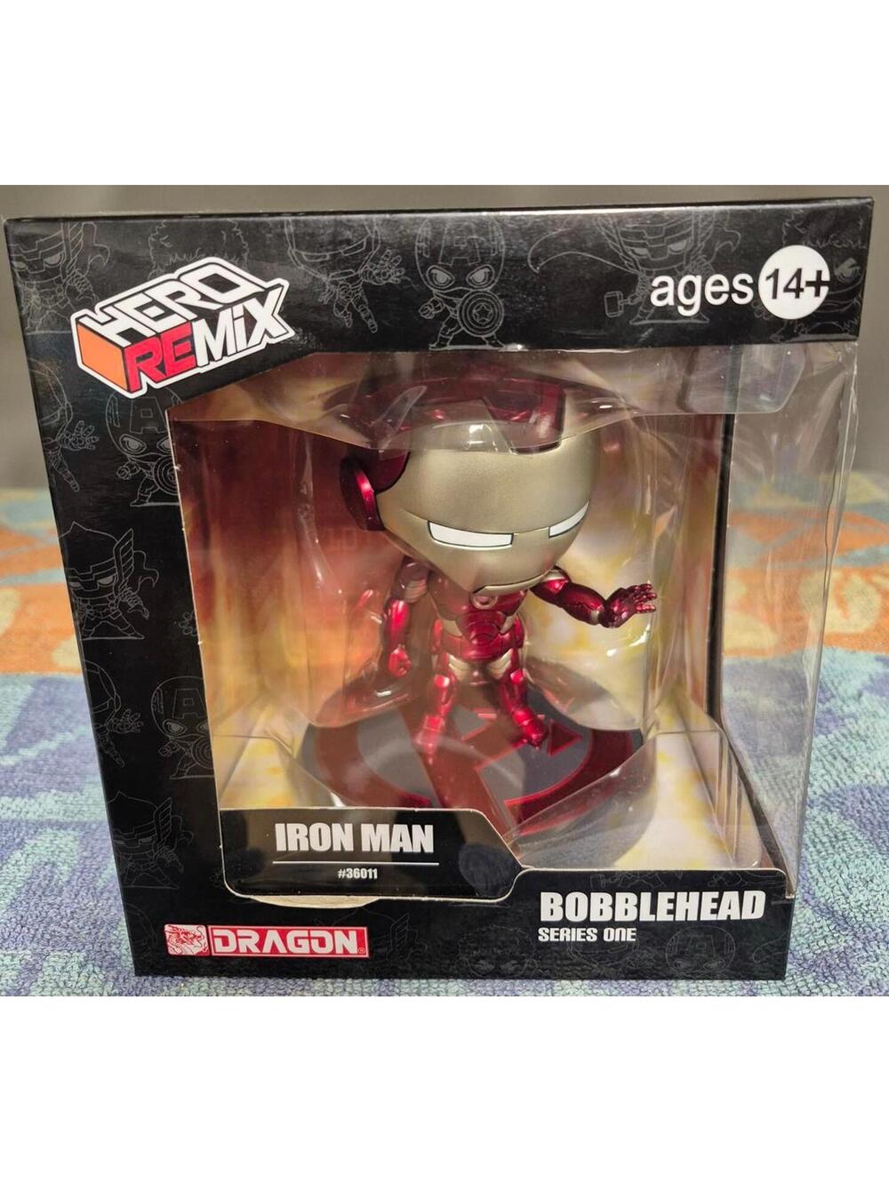 Marvel Hero Remix Iron Man Bobblehead Series One
